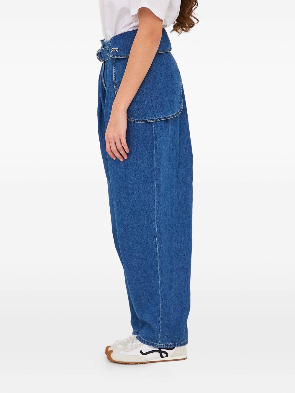 Loewe Women Cargo Denim Jeans LOEWE