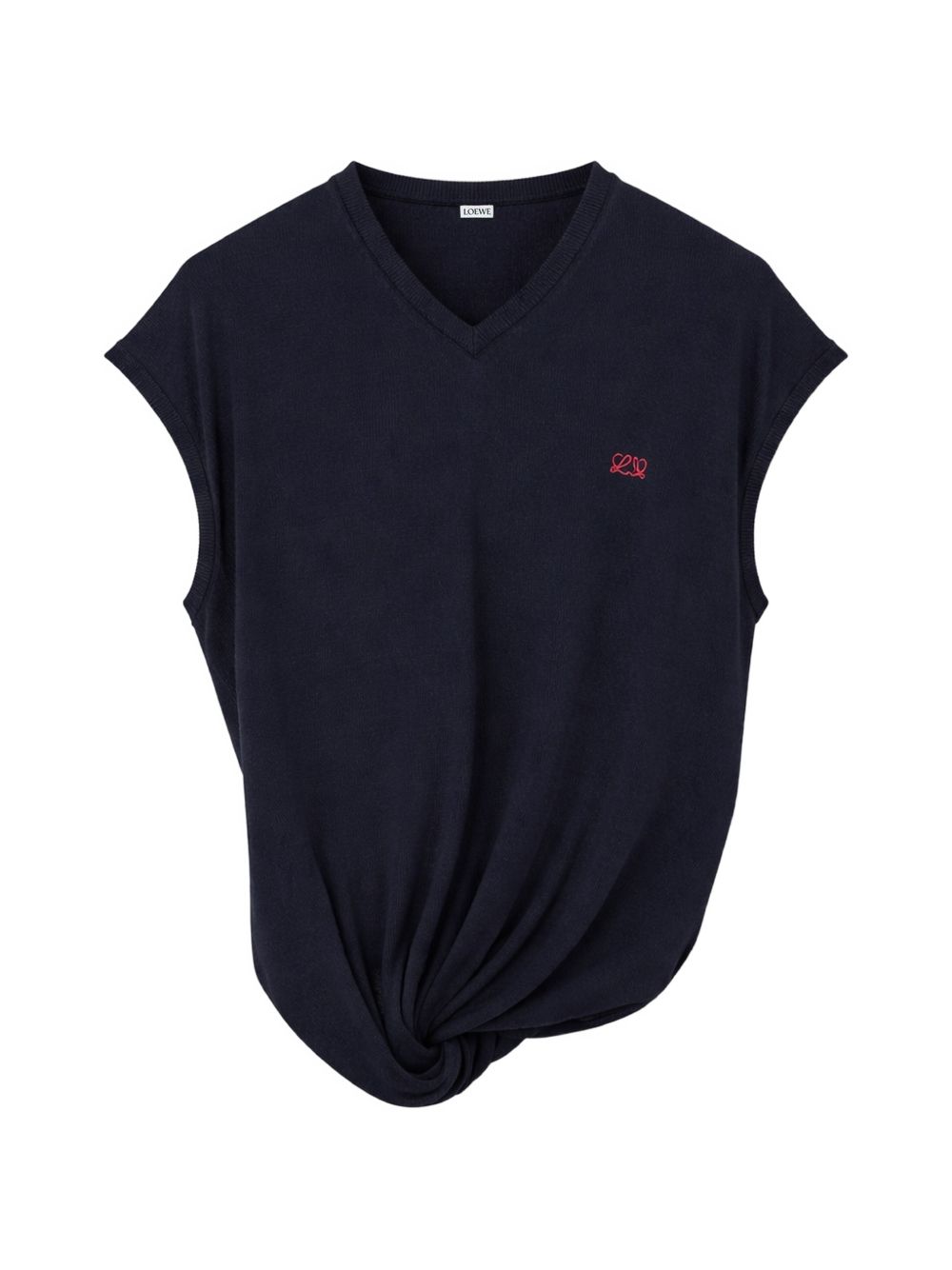 Loewe Women Wool V-Necked Sweater LOEWE