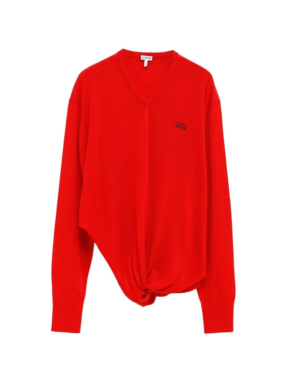 Loewe Women Wool V-Necked Sweater LOEWE