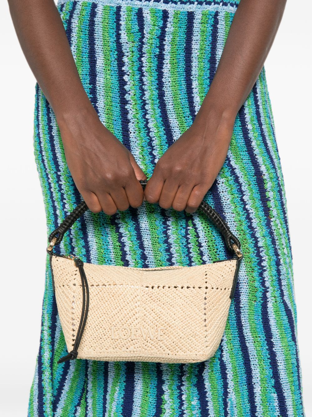 Loewe Paula's Ibiza Women Cala Rafia Pouch LOEWE