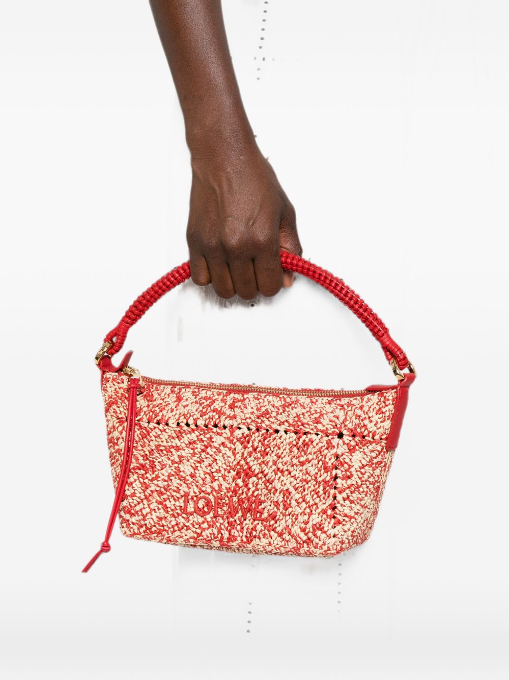 Loewe Paula's Ibiza Women Cala Rafia Pouch LOEWE