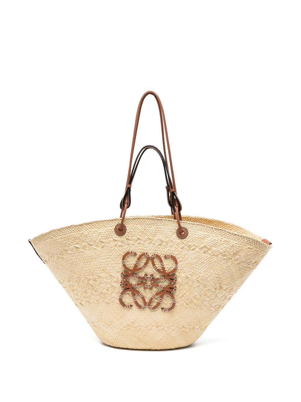 Loewe Paula's Ibiza Women Anagram Rafia Large Tote LOEWE