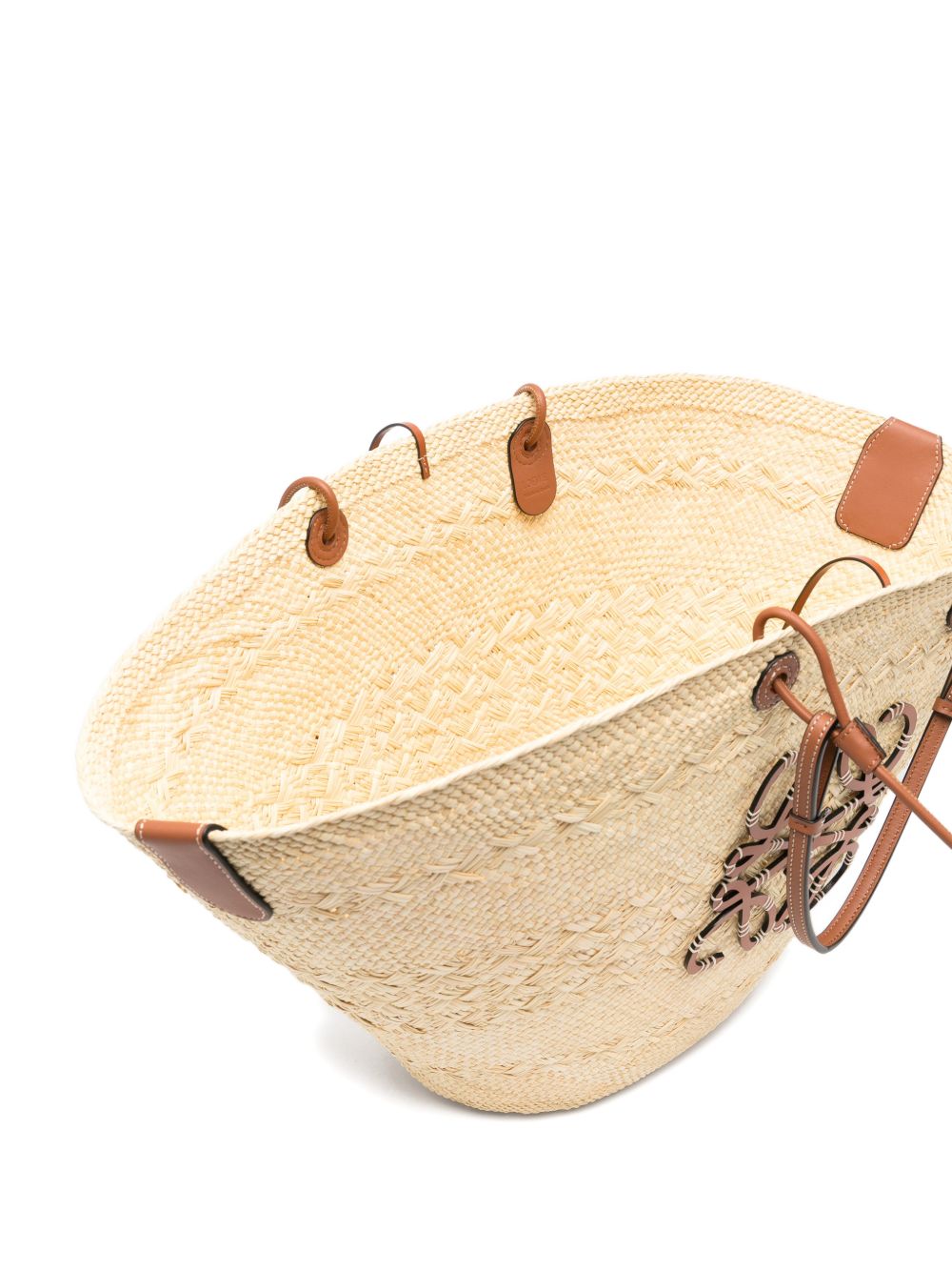 Loewe Paula's Ibiza Women Anagram Rafia Large Tote LOEWE