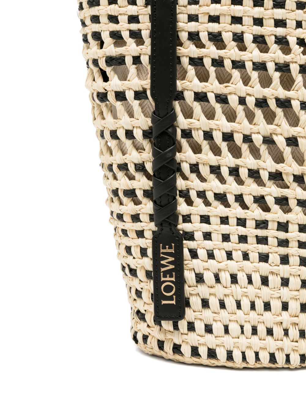 Loewe Paula's Ibiza Women Braid Rafia Bucket Bag LOEWE