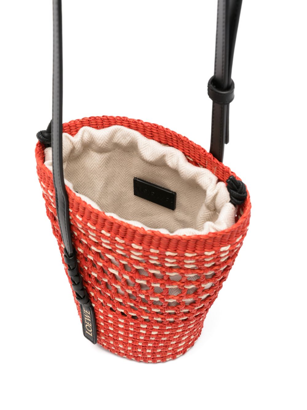 Loewe Paula's Ibiza Women Braid Rafia Bucket Bag LOEWE
