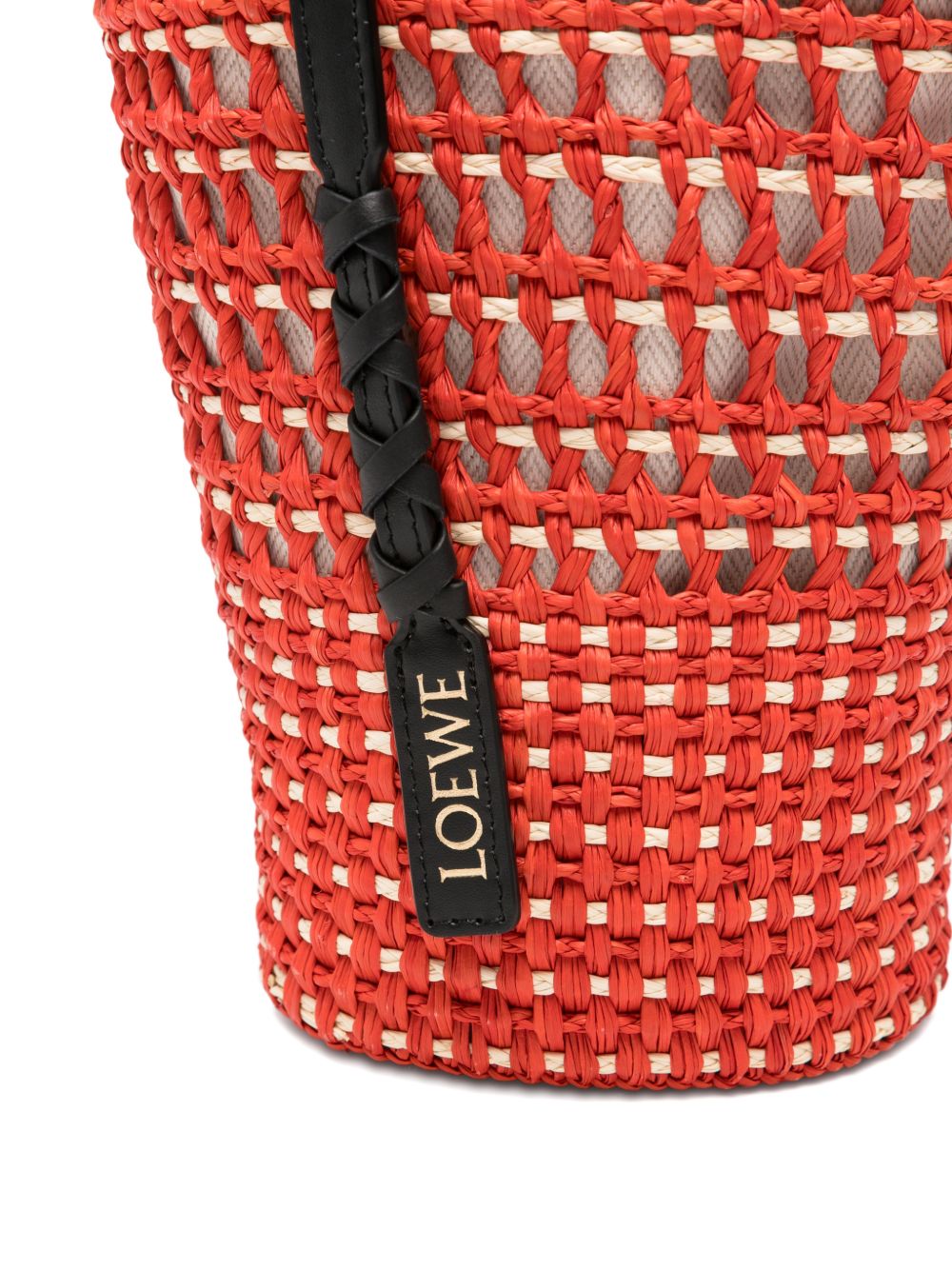 Loewe Paula's Ibiza Women Braid Rafia Bucket Bag LOEWE