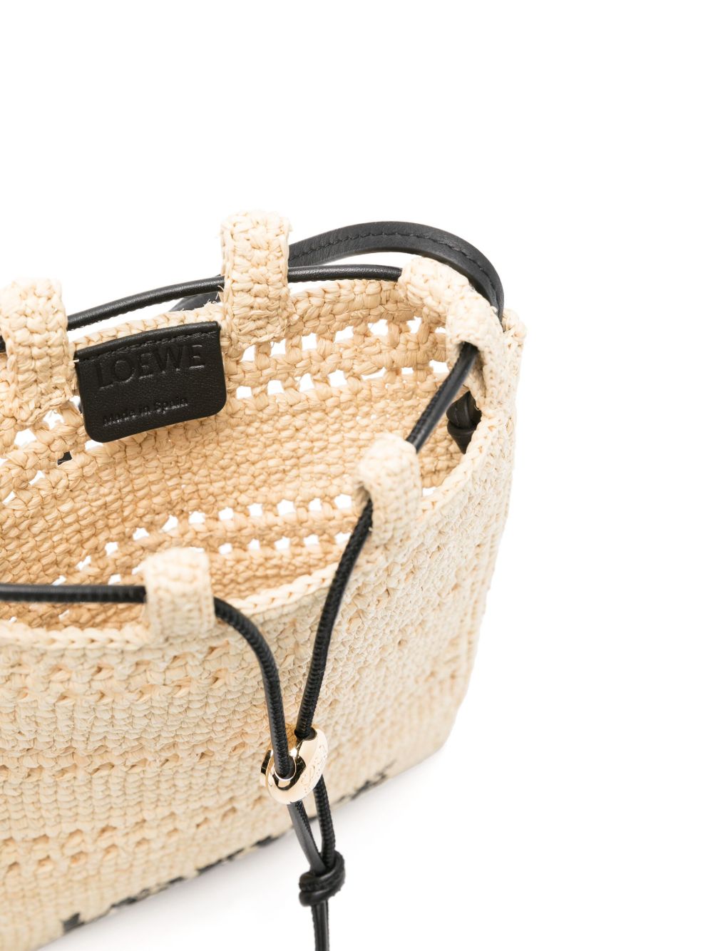 Loewe Paula's Ibiza Women Rafia Drawstring Pocket Mini Bag LOEWE