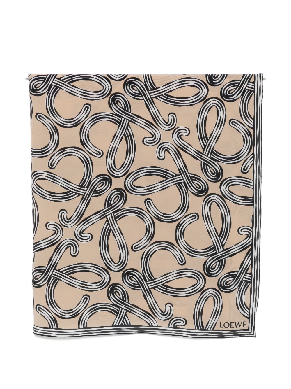 Loewe Paula's Ibiza Women Printed Silk Scarf LOEWE