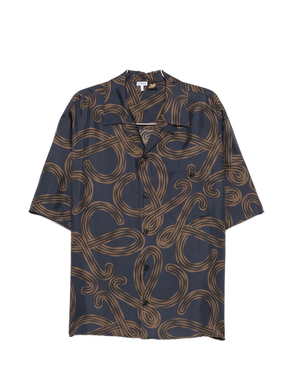 Loewe Paula's Ibiza Men Printed Silk Shirt LOEWE