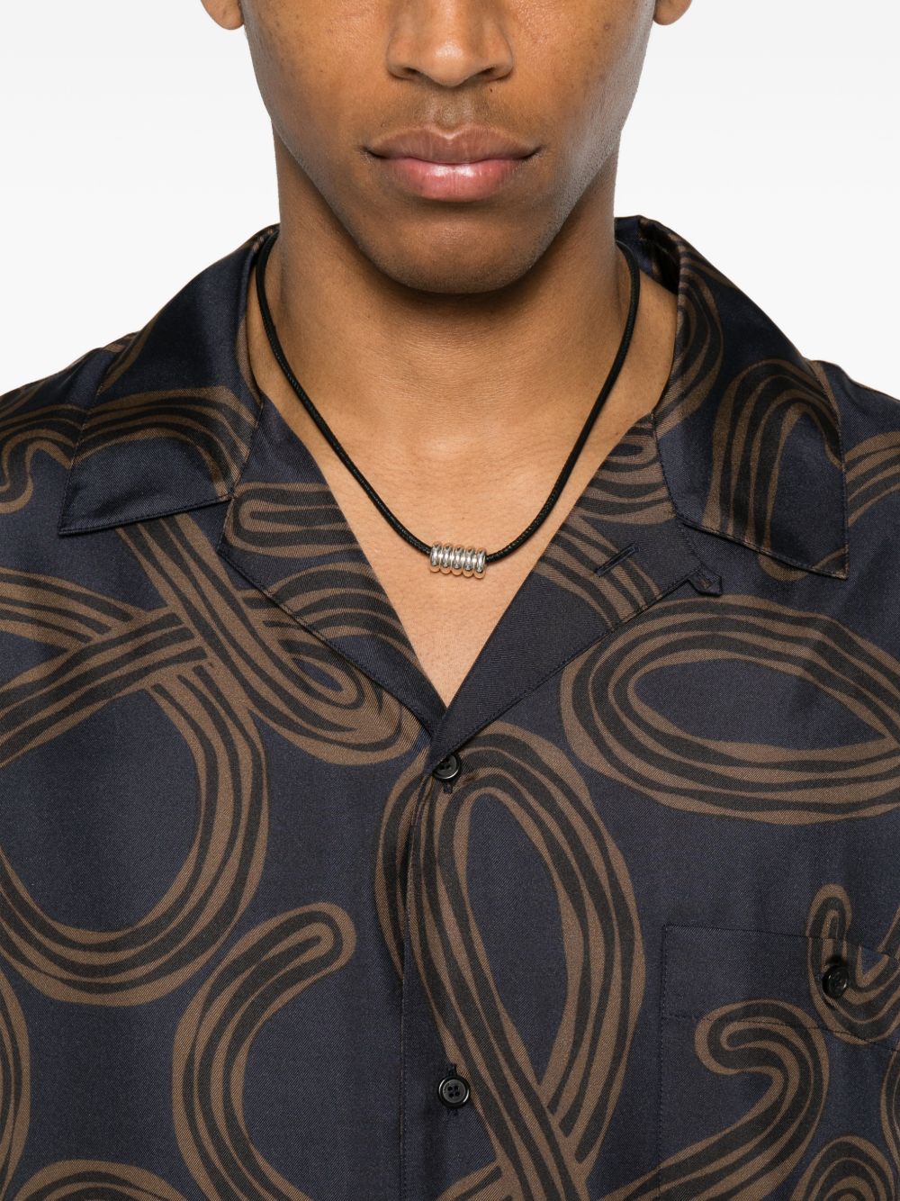Loewe Paula's Ibiza Men Printed Silk Shirt LOEWE