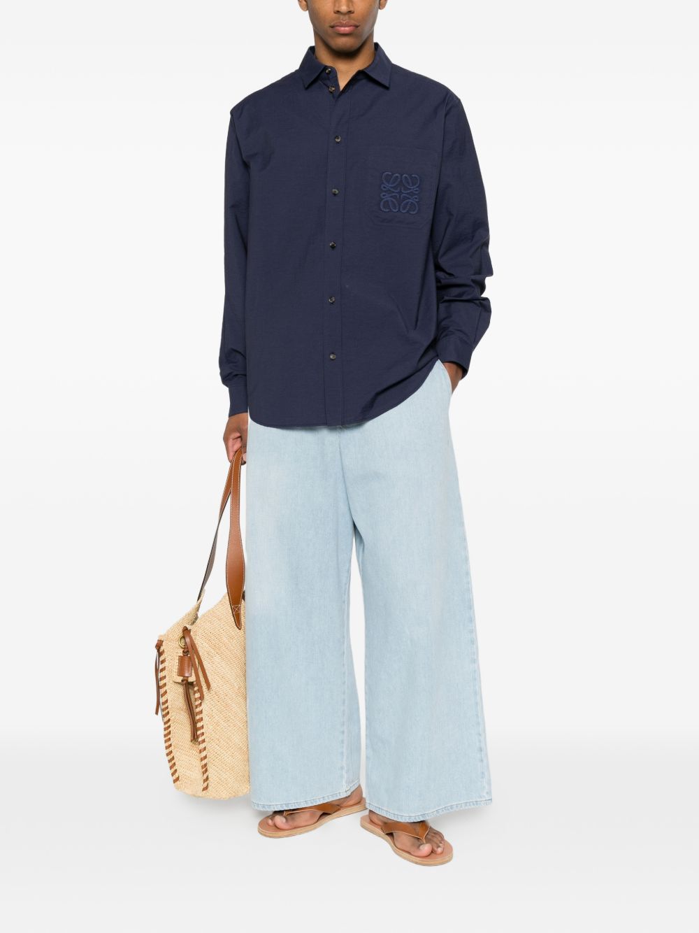 Loewe Paula's Ibiza Men Cotton Blend Shirt LOEWE