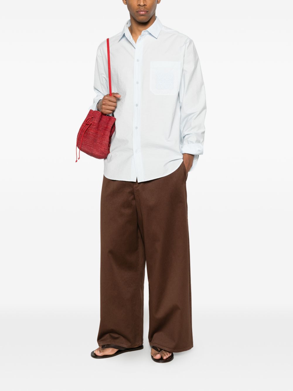 Loewe Paula's Ibiza Men Cotton Blend Shirt LOEWE