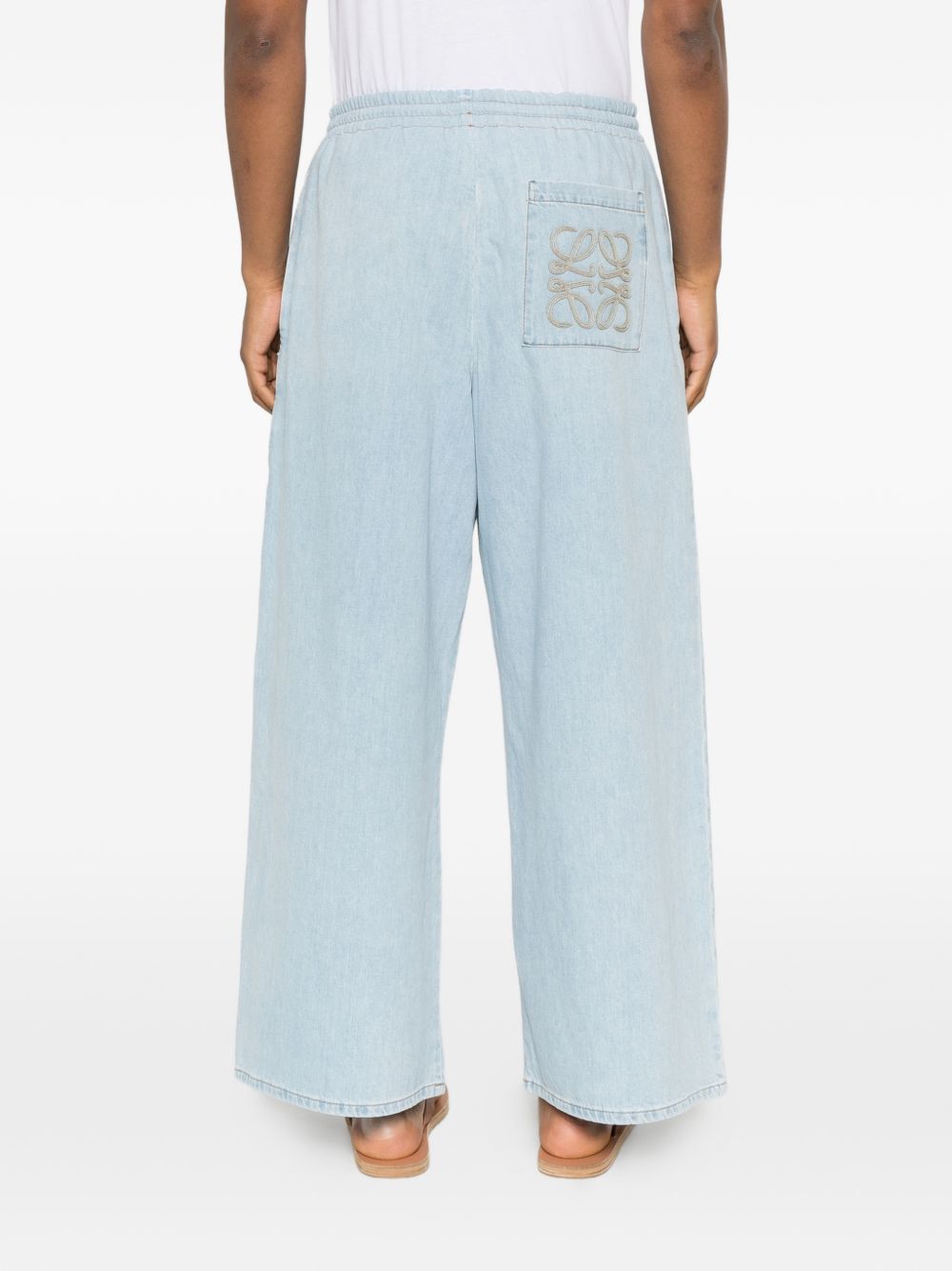 Loewe Paula's Ibiza Men Cotton Drawstring Trousers LOEWE
