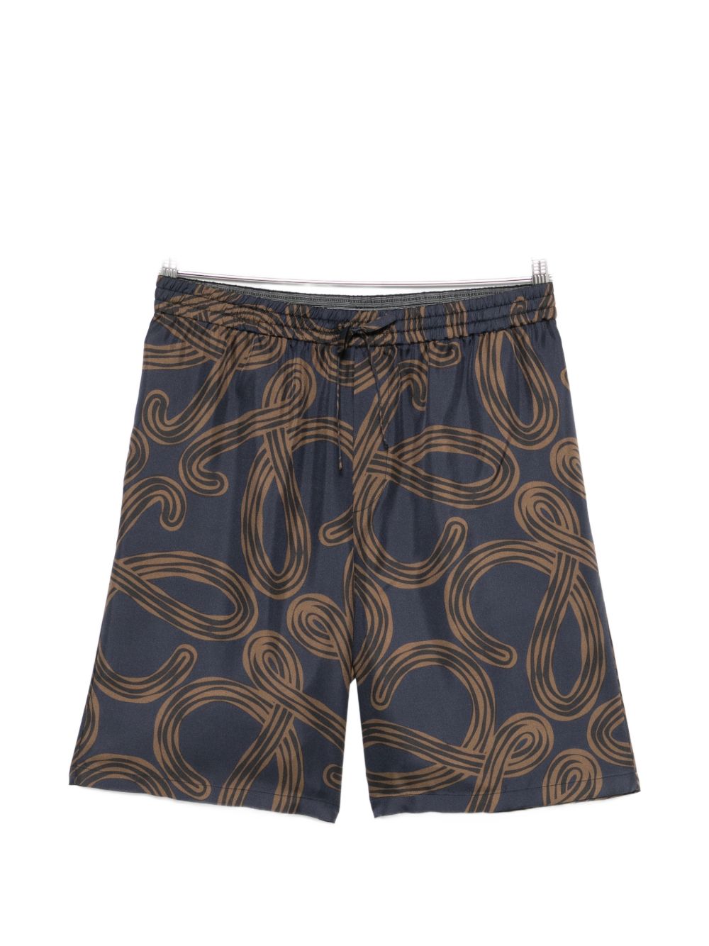 Loewe Paula's Ibiza Men Printed Silk Shorts LOEWE