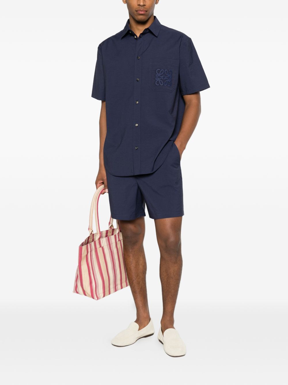 Loewe Paula's Ibiza Men Cotton Blend Shorts LOEWE