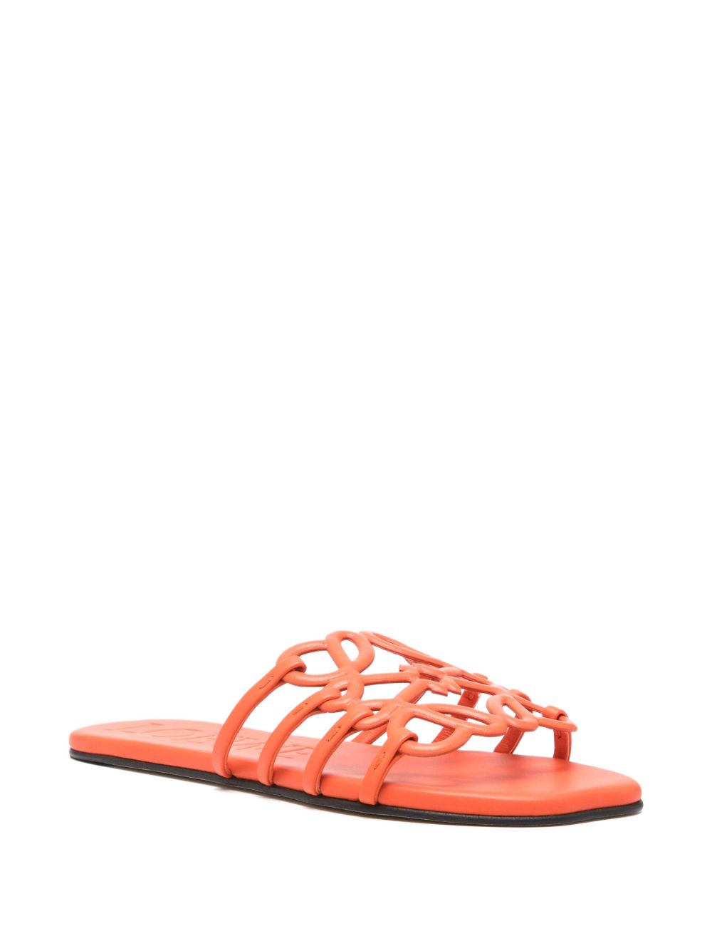 Loewe Women Paula's Ibiza Petal Anagram Leather Slides LOEWE