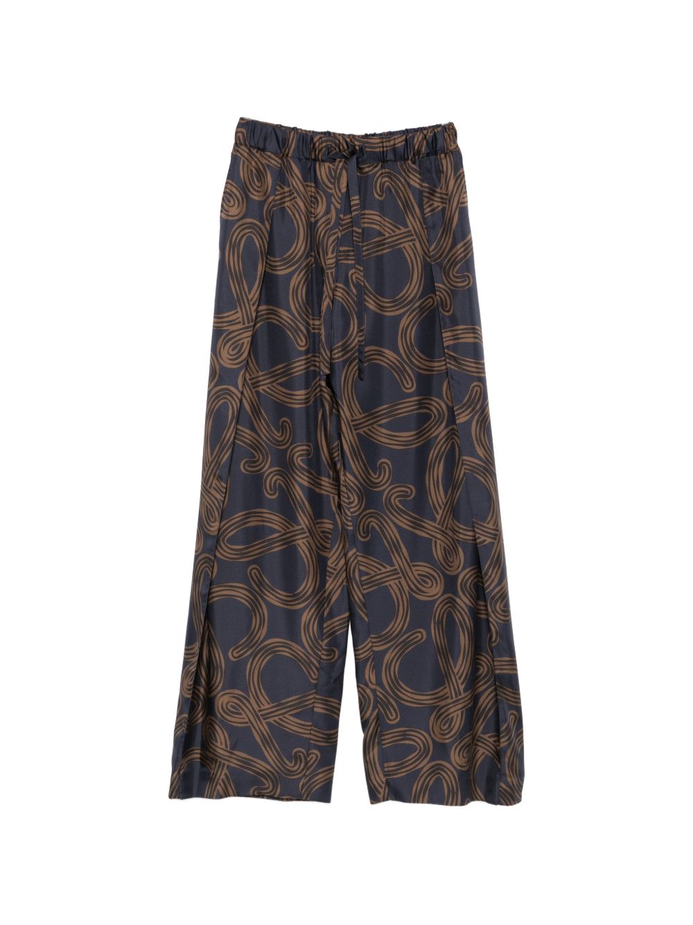 Loewe Paula's Ibiza Women Printed Silk Trousers LOEWE