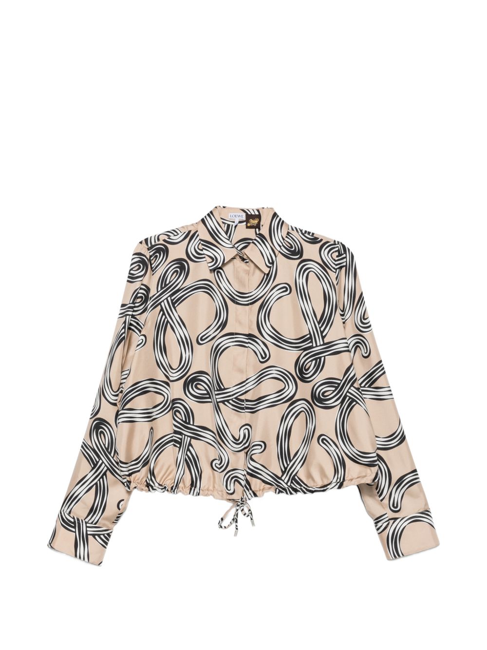 Loewe Paula's Ibiza Women Printed Silk Shirt LOEWE