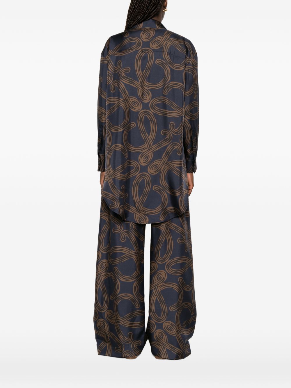 Loewe Paula's Ibiza Women Printed Silk Shirt LOEWE