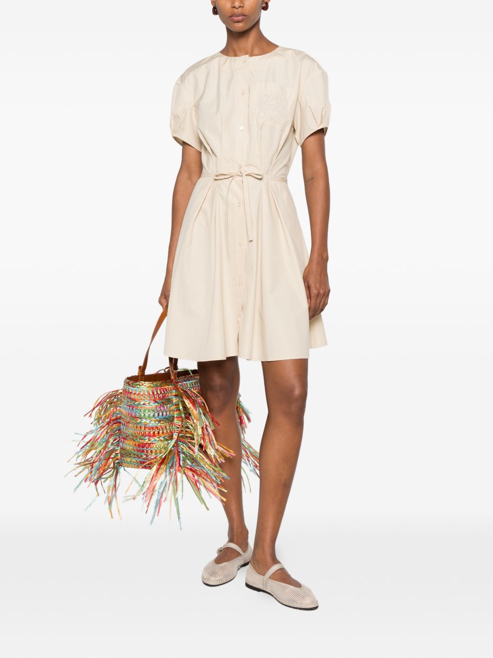 Loewe Paula's Ibiza Women Cotton Short Dress LOEWE