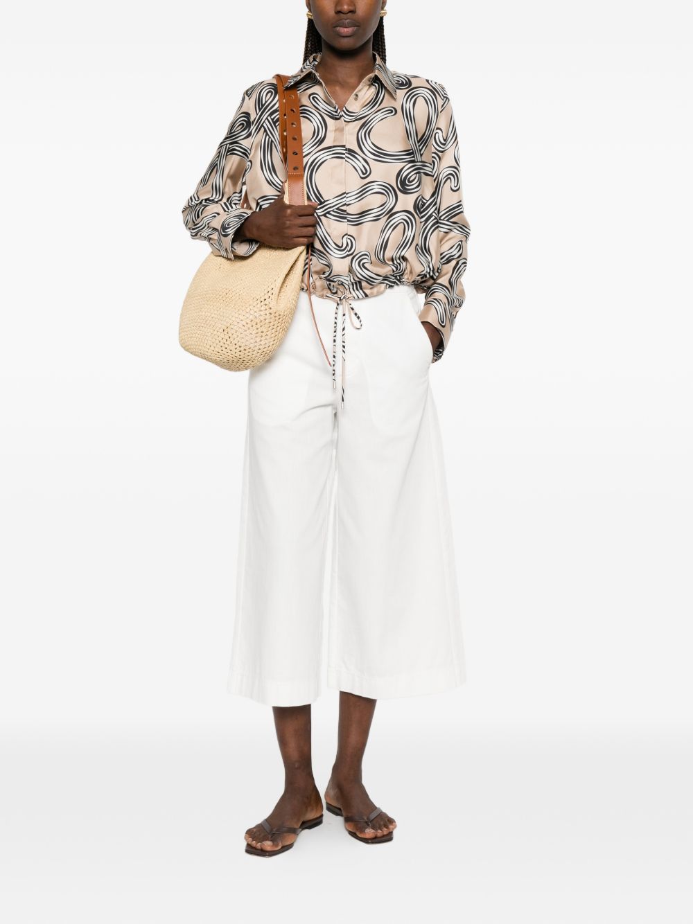 Loewe Paula's Ibiza Women Cropped Denim Jeans LOEWE