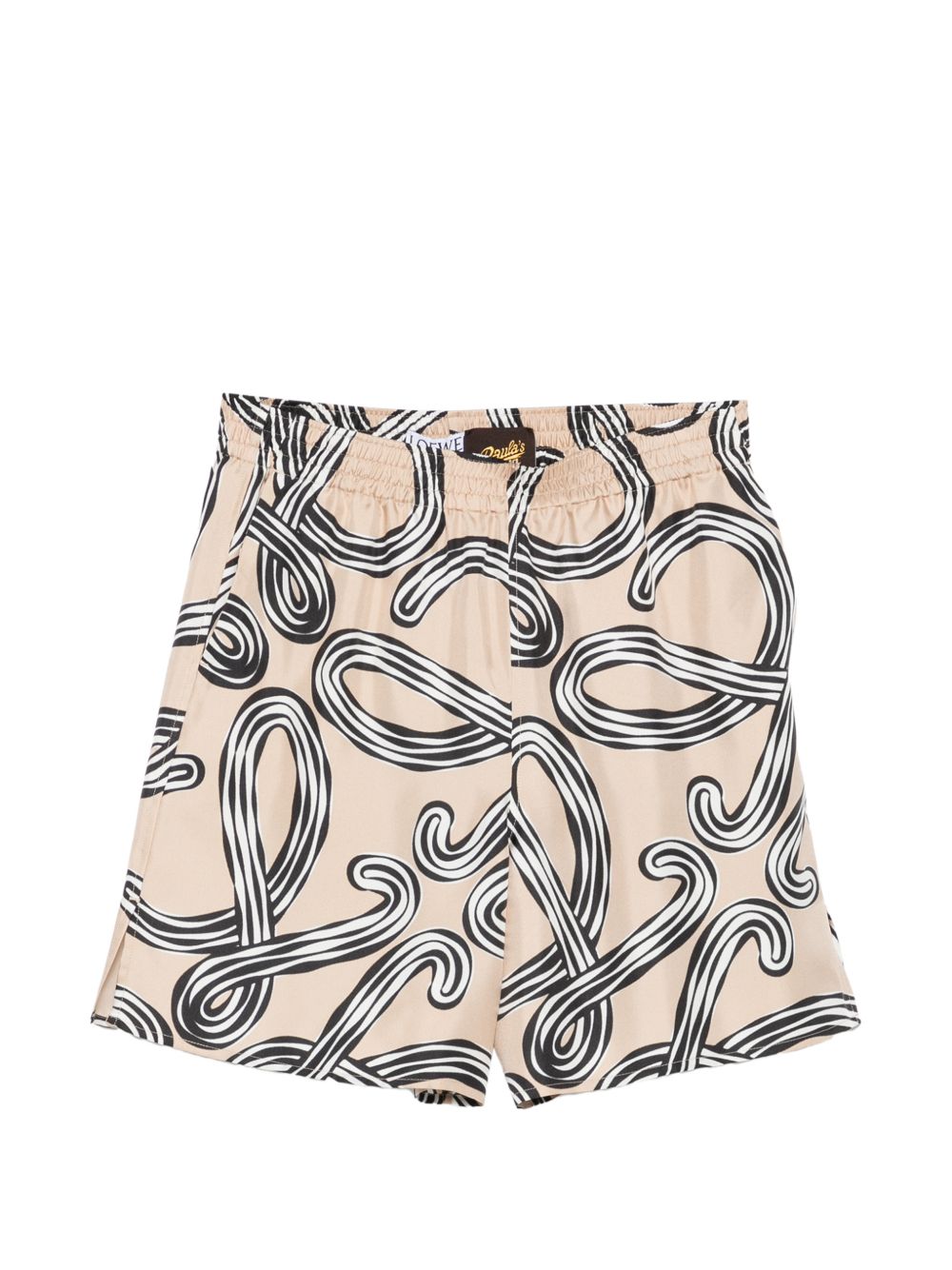 Loewe Paula's Ibiza Women Printed Silk Shorts LOEWE