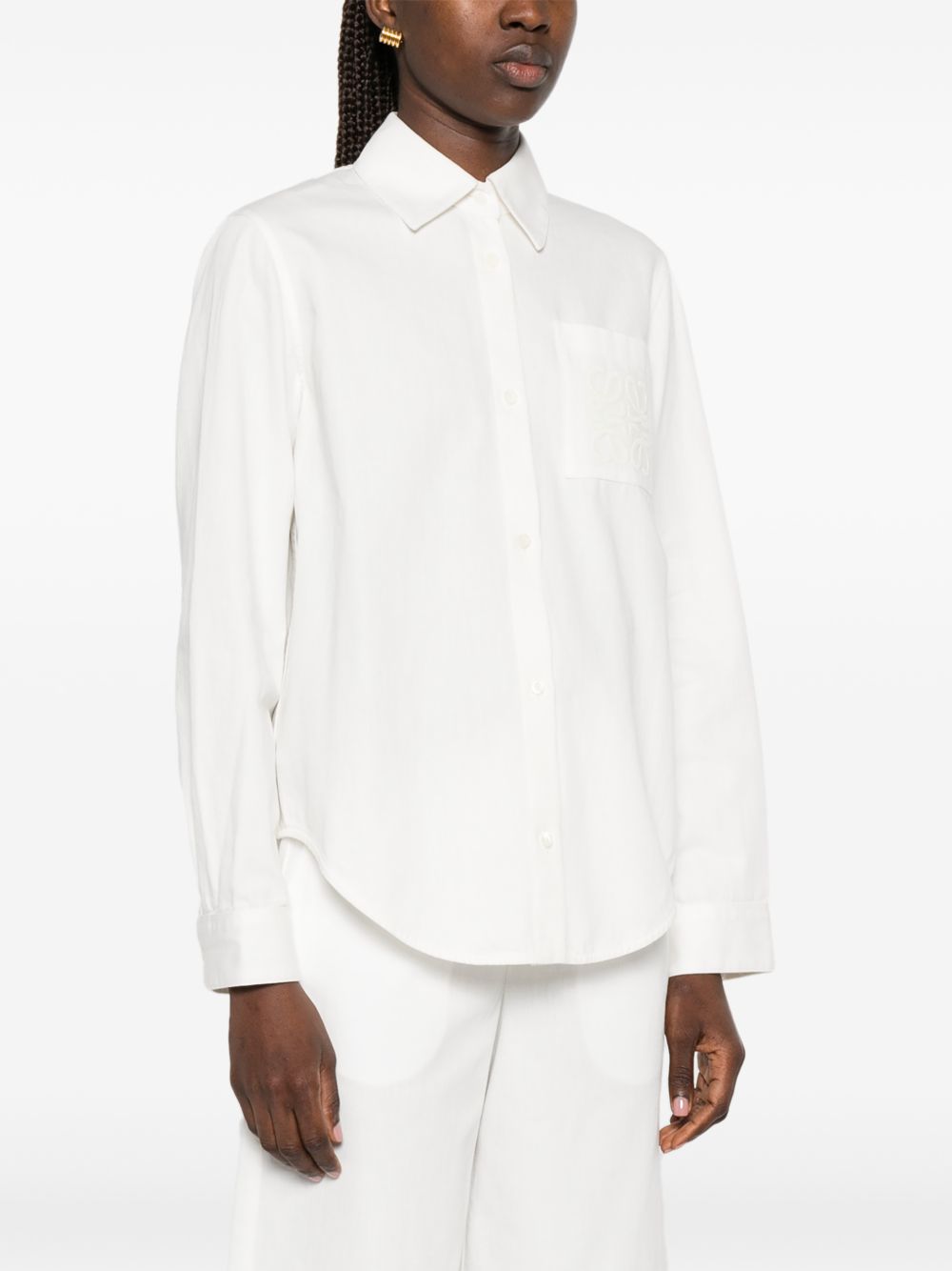 Loewe Paula's Ibiza Women Denim Cotton Shirt LOEWE