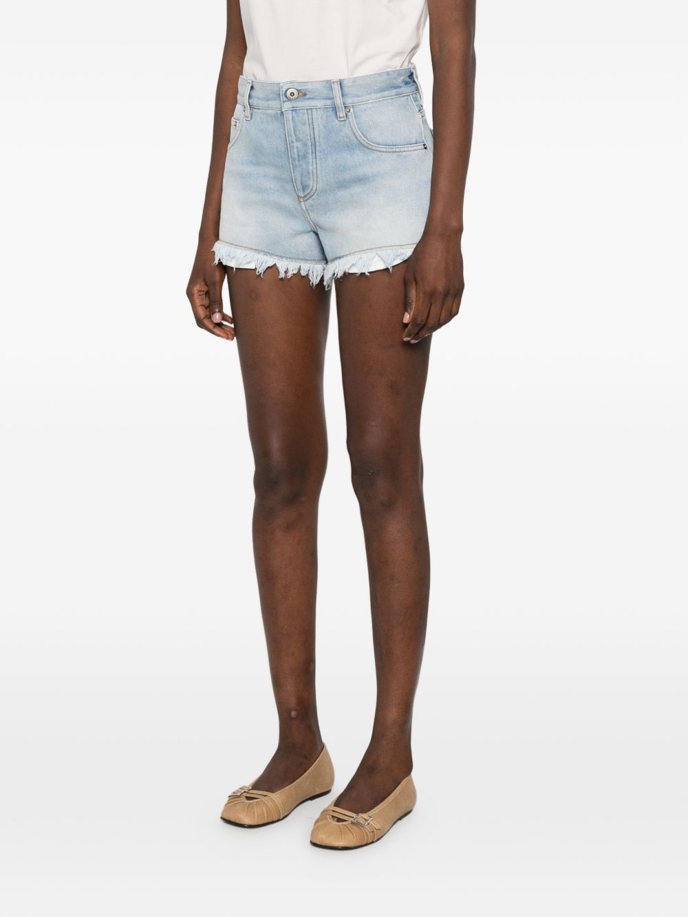 Loewe Paula's Ibiza Women Denim Cotton Shorts LOEWE