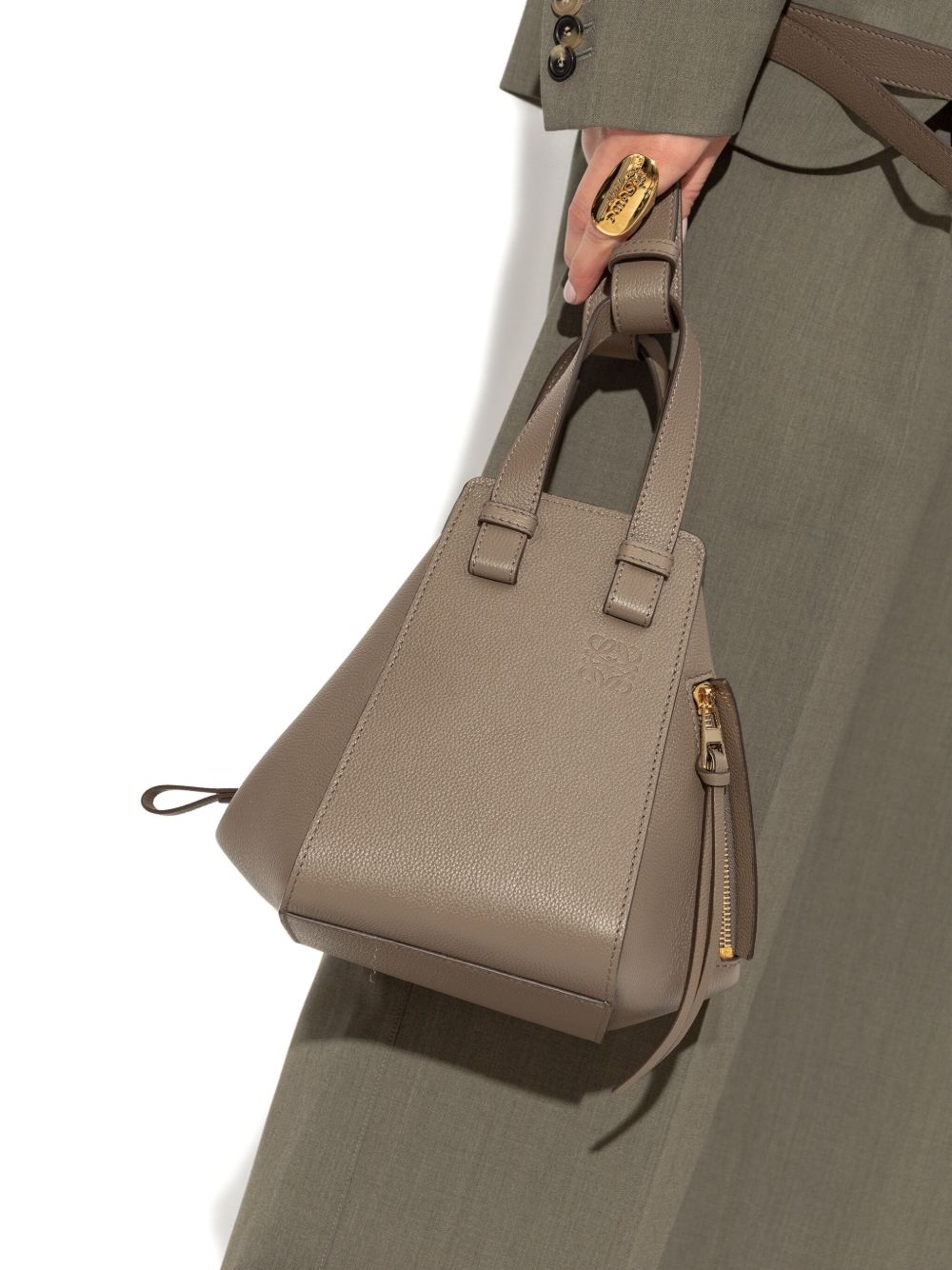 Loewe Women Hammock Compact Leather Handbag LOEWE
