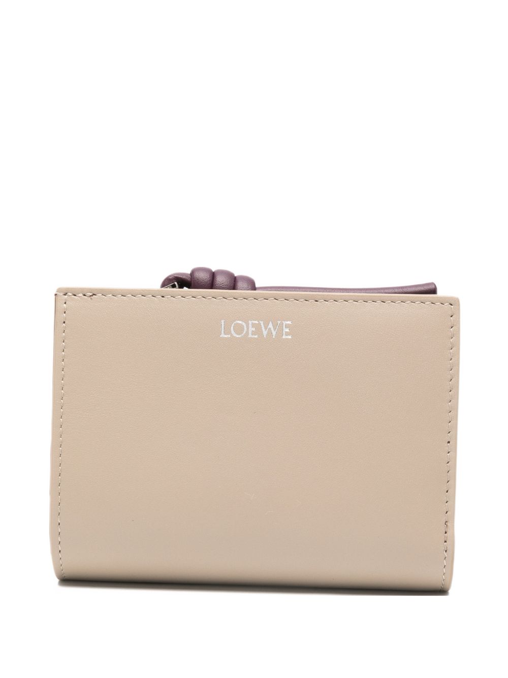 Loewe Women Knot Leather Compact Wallet LOEWE