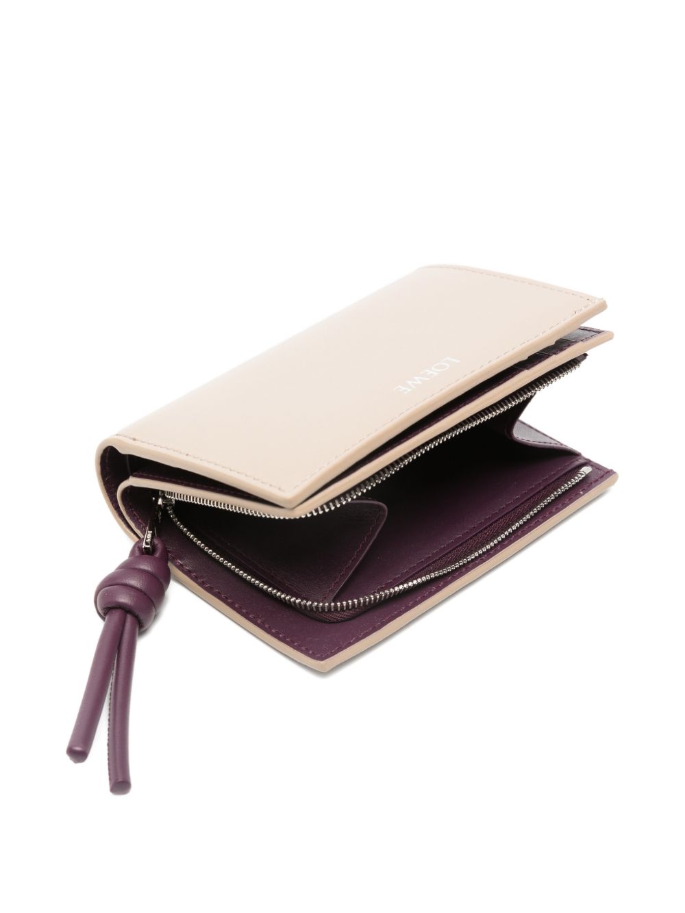 Loewe Women Knot Leather Compact Wallet LOEWE