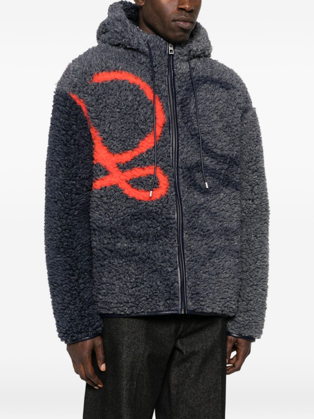 Loewe Men Anagram Wool Blend Jacket LOEWE