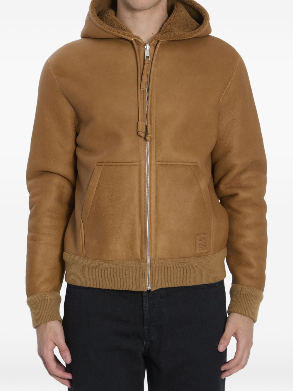 Loewe Men Shearling Leather Jacket LOEWE