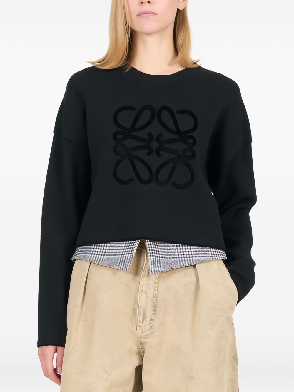 Loewe Women Anagram Crewneck Sweater LOEWE