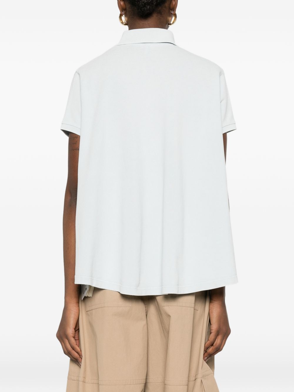Loewe Women Anagram Cotton Polo Shirt LOEWE