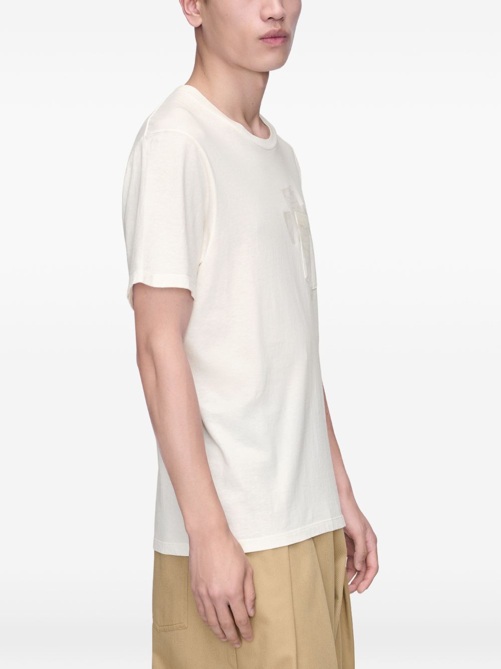 Maison Margiela Men Taped Cotton T-Shirt MAISON MARGIELA