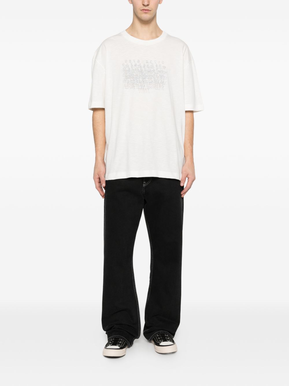 Maison Margiela Men Logo Cotton T-Shirt MAISON MARGIELA