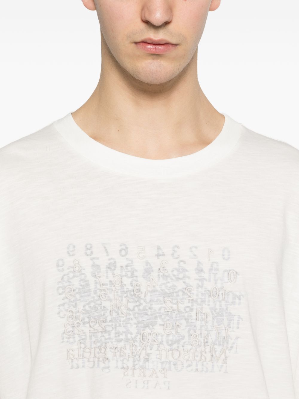 Maison Margiela Men Logo Cotton T-Shirt MAISON MARGIELA