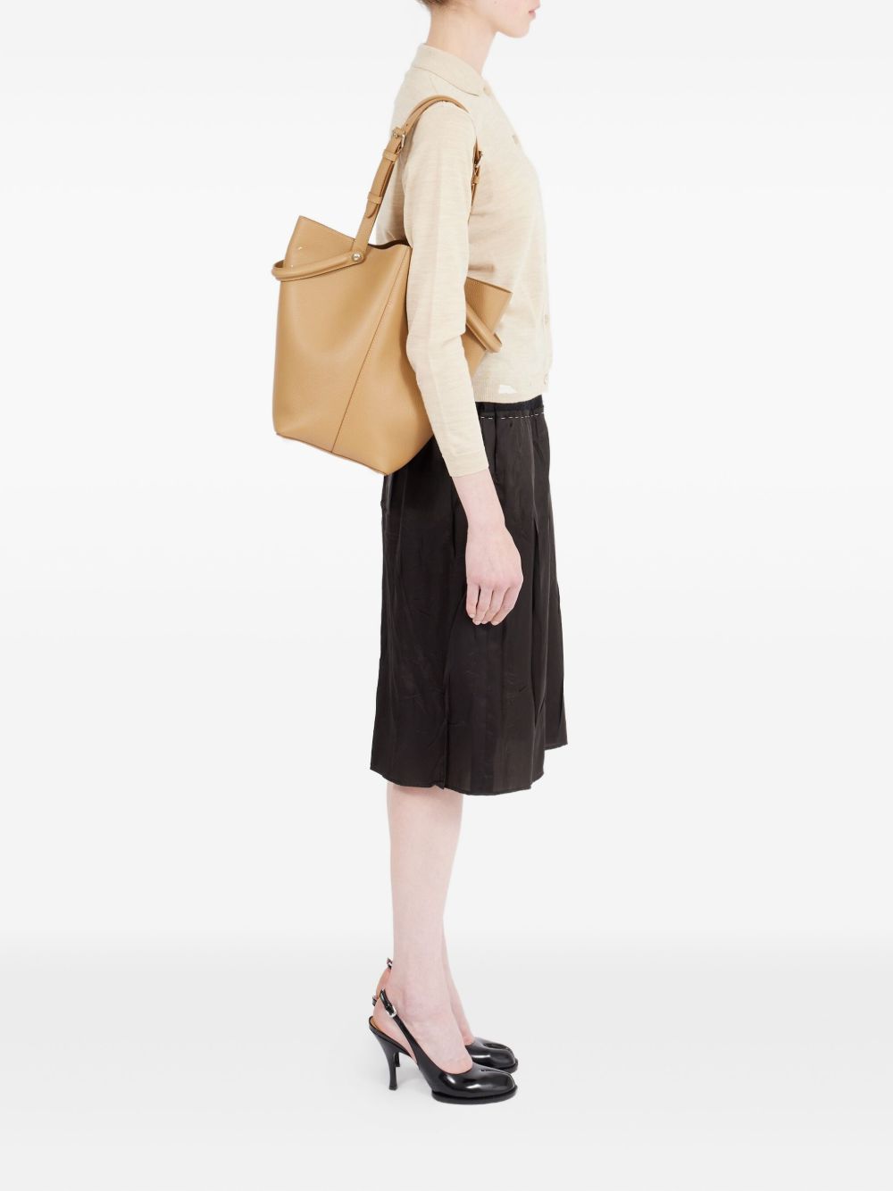 Maison Margiela Women Dress-Age Medium Leather Tote MAISON MARGIELA