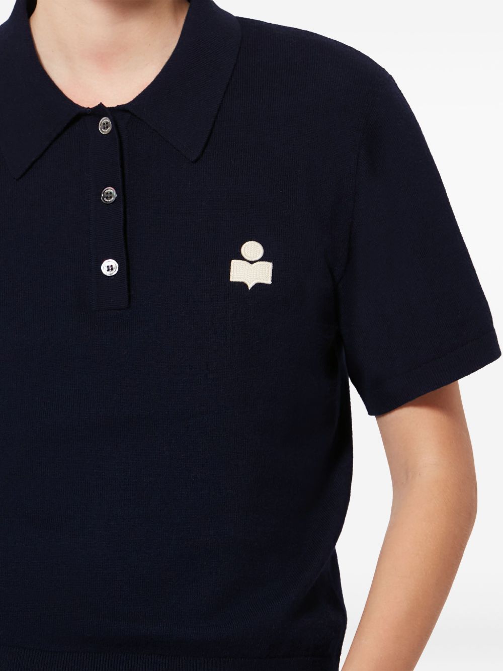 Marant Etoile Women Wool And Cotton Polo Shirt ISABEL MARANT ETOILE