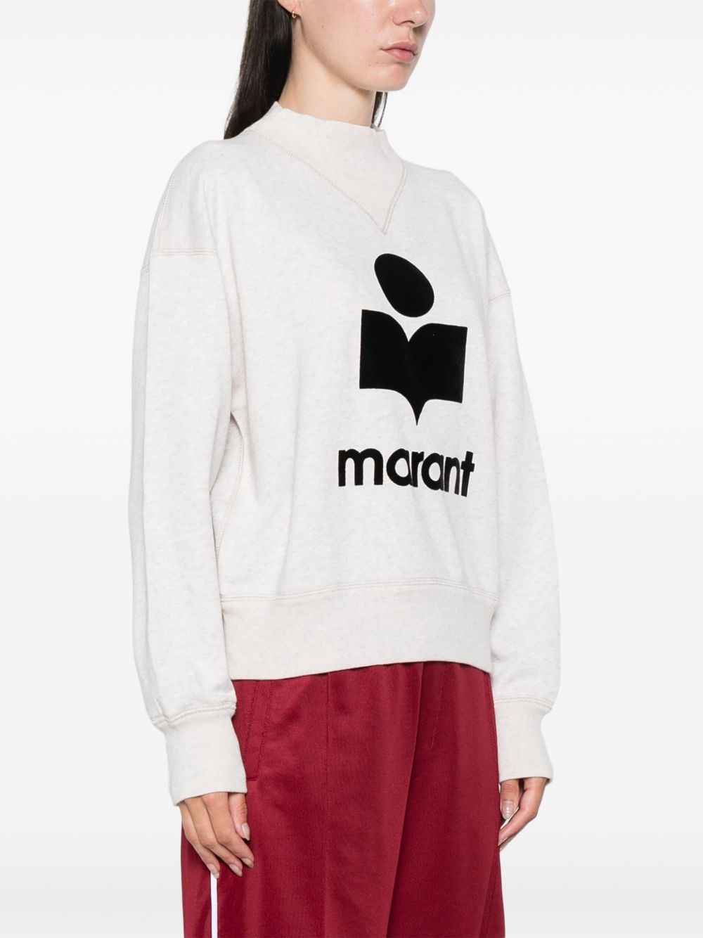 Marant Etoile Women Moby Cotton Sweatshirt ISABEL MARANT ETOILE
