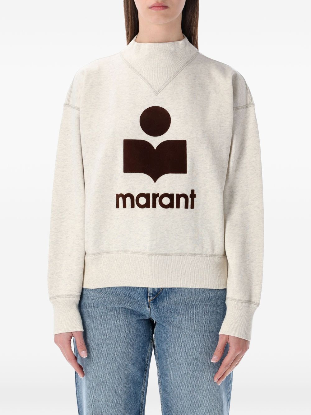 Marant Etoile Women Moby Cotton Sweatshirt ISABEL MARANT ETOILE