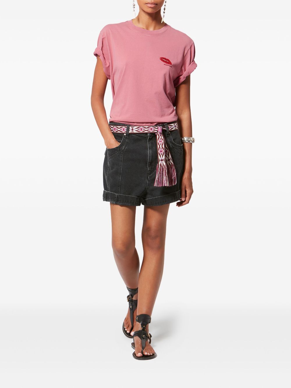 Marant Etoile Women Zewel Cotton T-Shirt ISABEL MARANT ETOILE