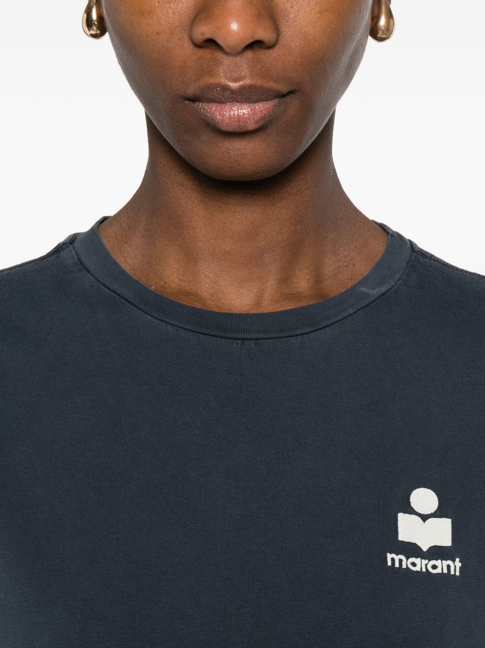 Marant Etoile Women Aby Cotton T-Shirt ISABEL MARANT ETOILE