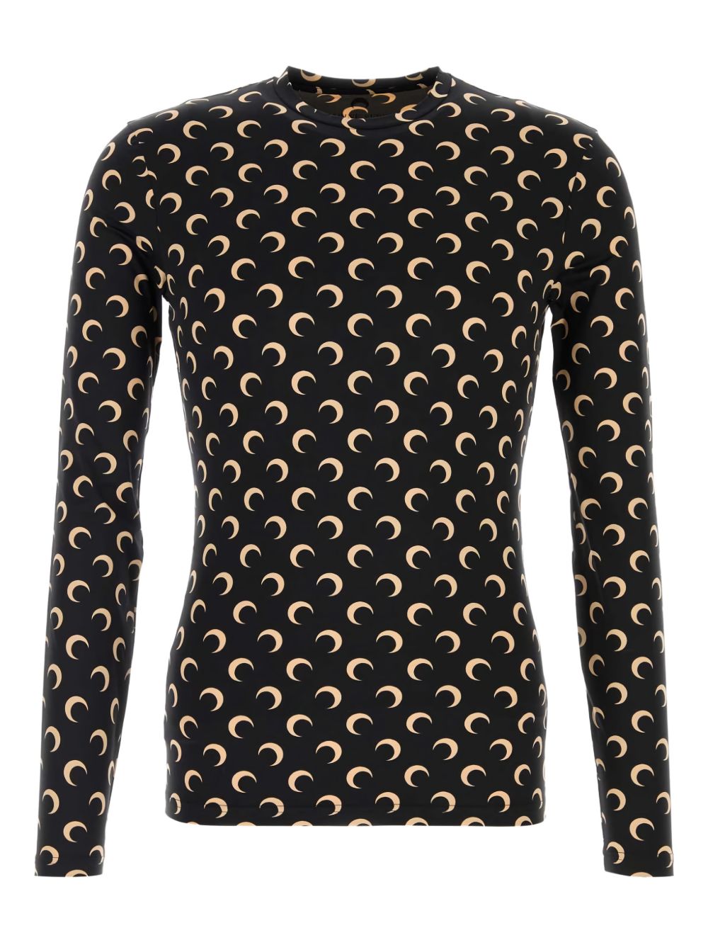 Marine Serre Men Moon Crewneck Top MARINE SERRE