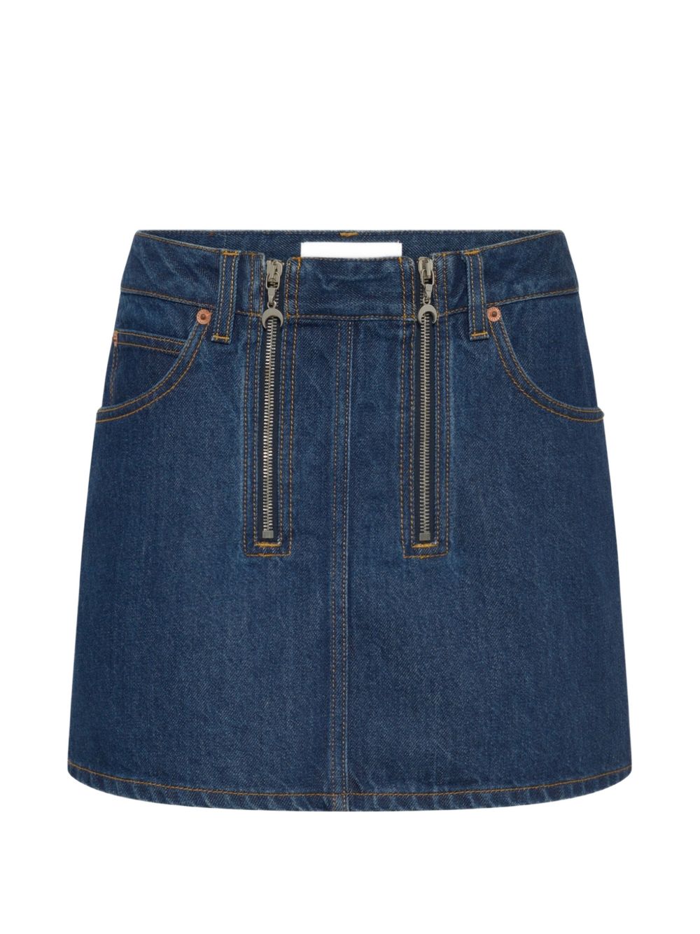 Marine Serre Women Denim Mini Skirt MARINE SERRE