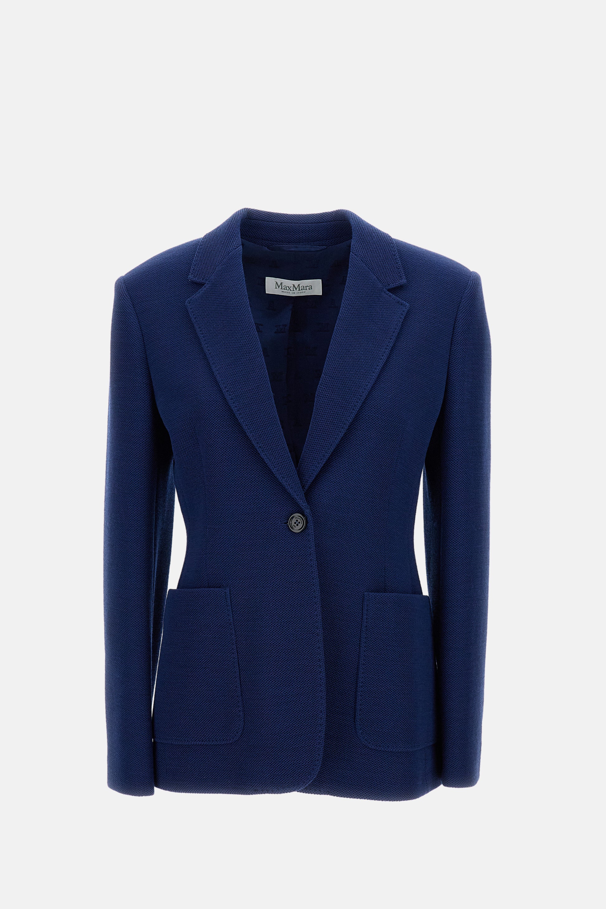 Max Mara Women Bluette Utility Jersey Jacket MAX MARA