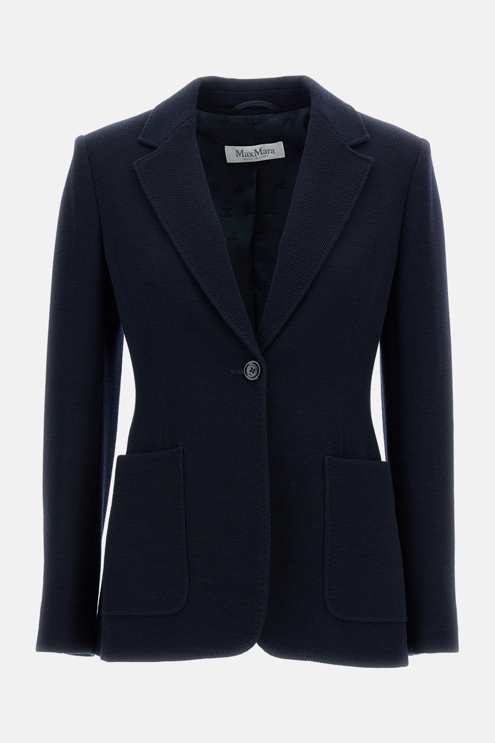 Max Mara Women Bluette Utility Jersey Jacket MAX MARA