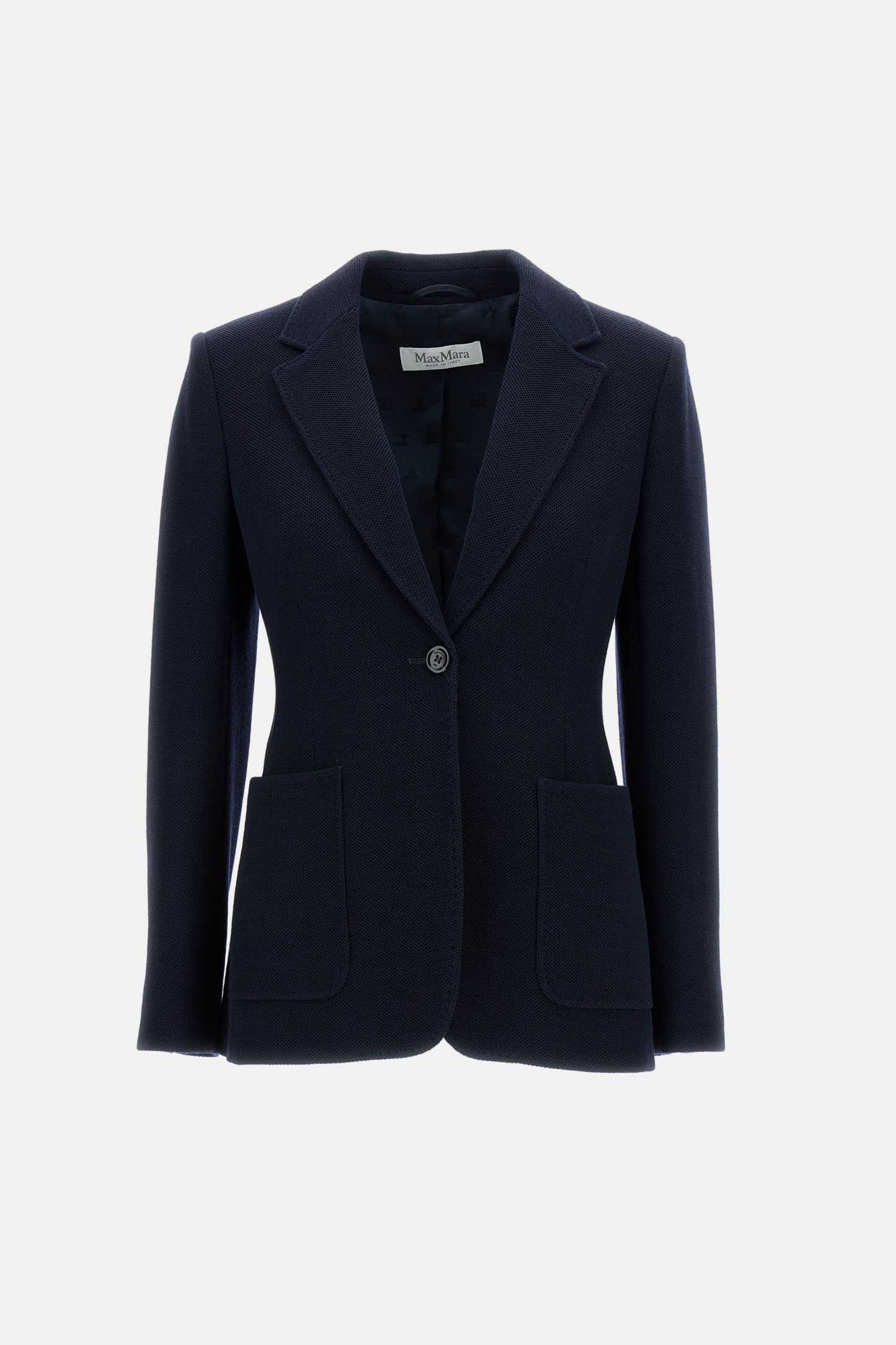 Max Mara Women Bluette Utility Jersey Jacket MAX MARA