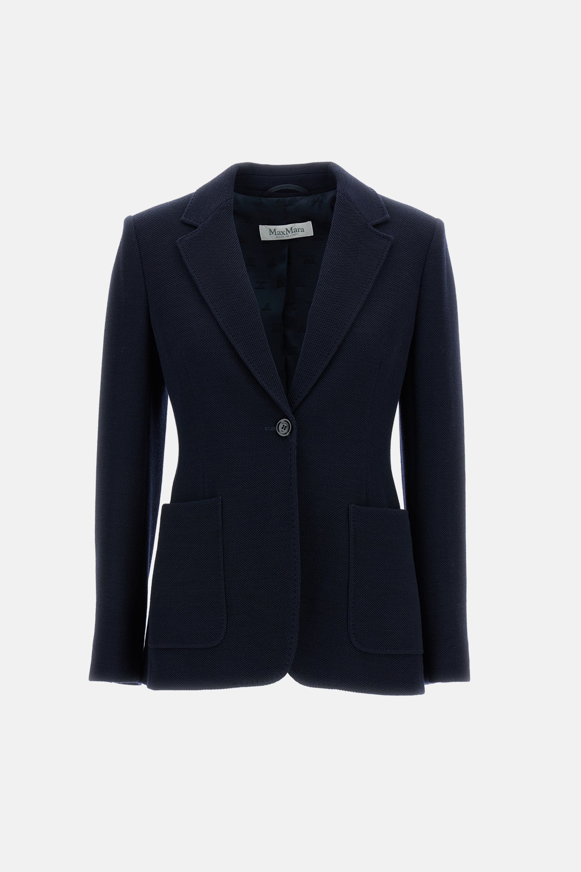Max Mara Women Bluette Utility Jersey Jacket MAX MARA